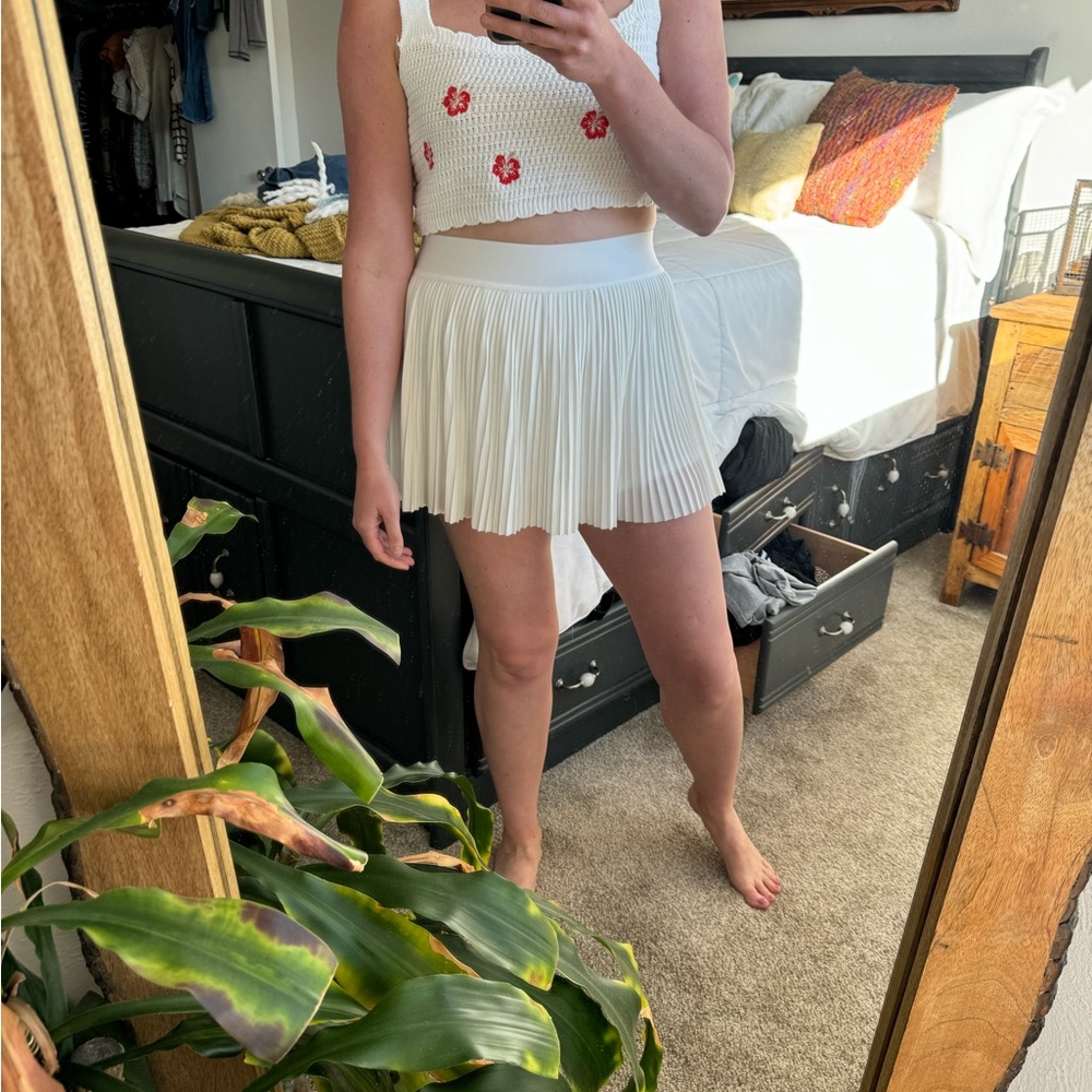 Wild Fable Crochet Crop Top - 100% Cotton - White - Women’s Size XL